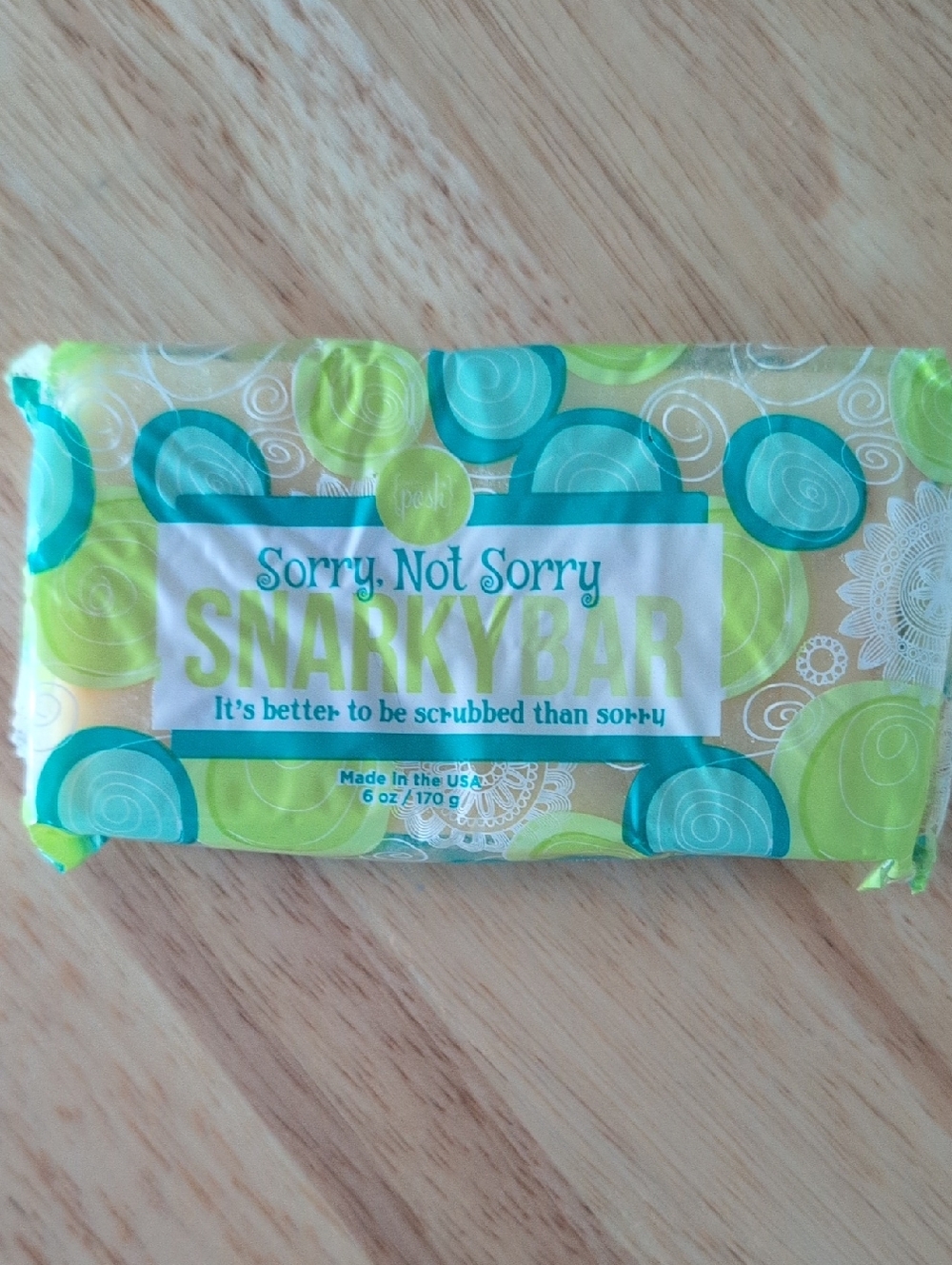 Snarky Bar Soap Sorry Not Sorry